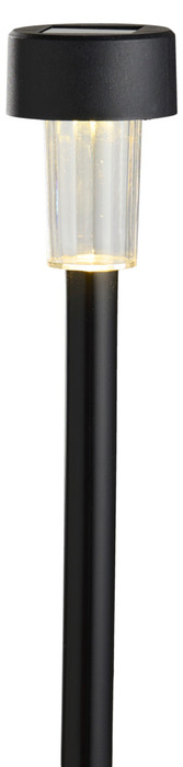 Solcellelamper til hagen svart H35,5 cm 8-pk.
